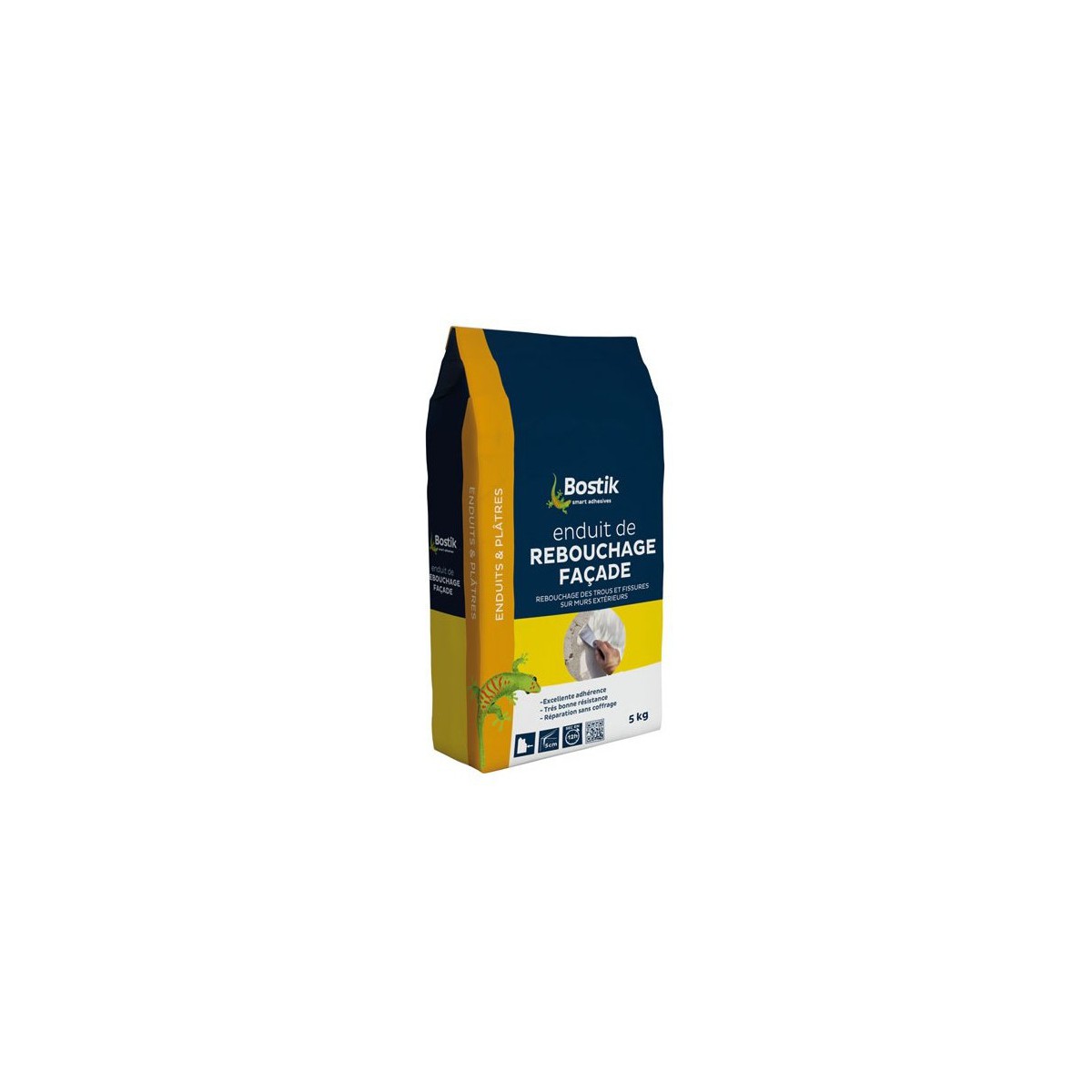 ENDUIT REBOUCHAGE FAÇADE POUDRE 5KG